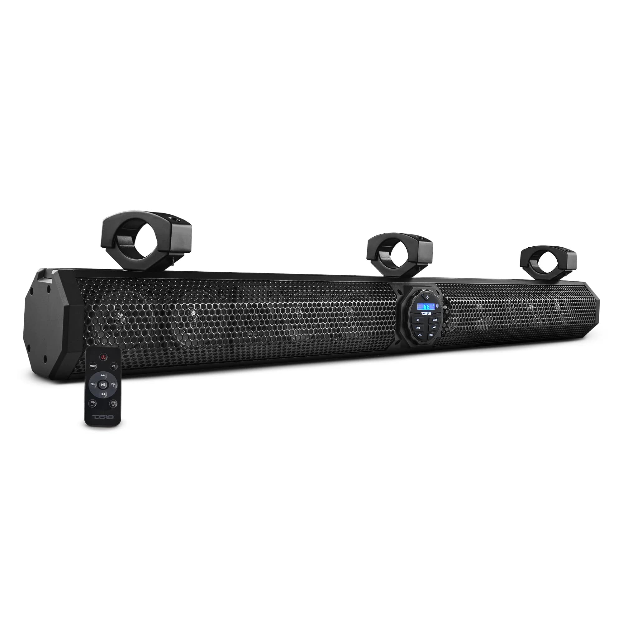 Sistema de altavoces marinos con barra de sonido de 37", 10 altavoces, 1200 vatios, Bluetooth® v5.0, panel de control giratorio