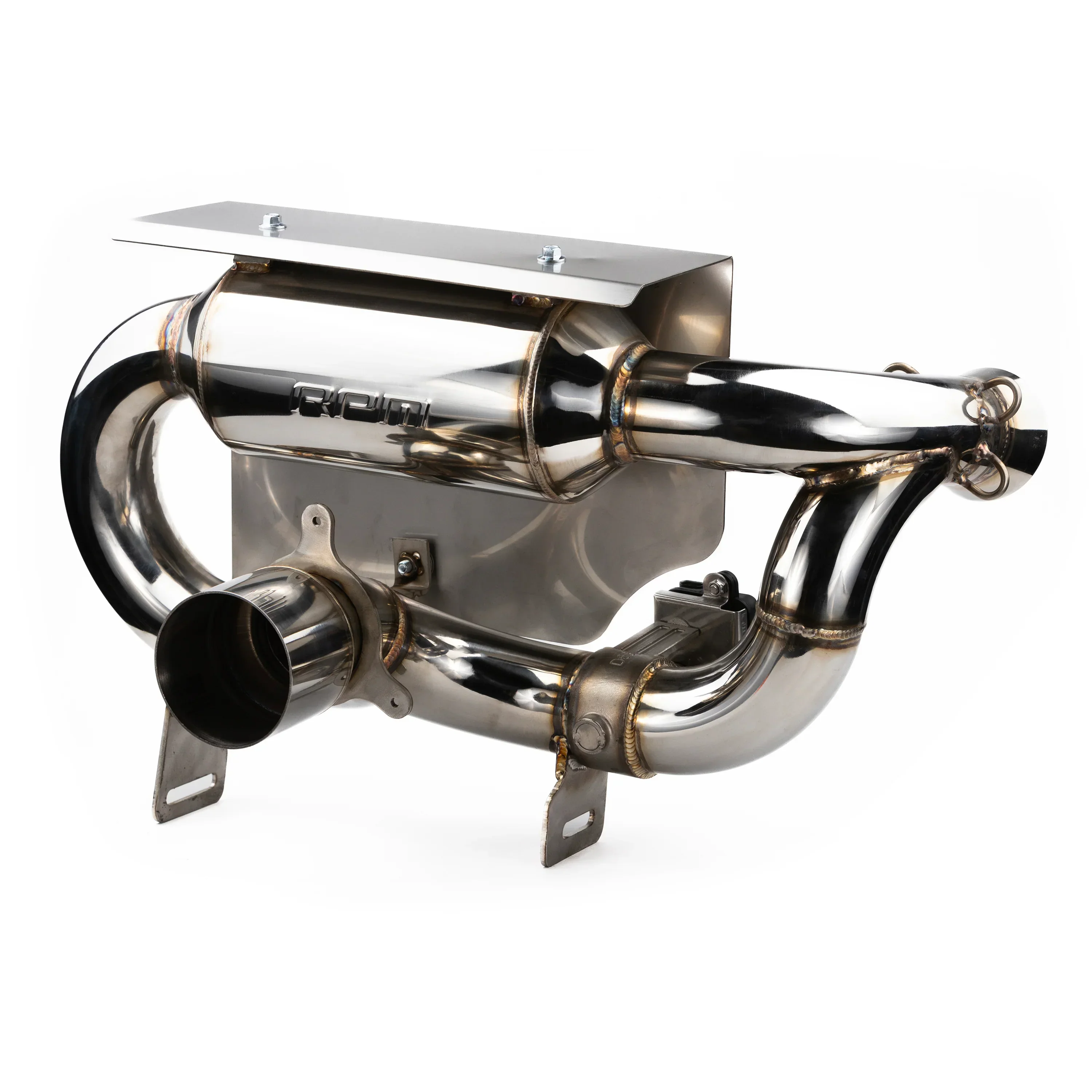 RPM X3 E-Valve Slip On Exhaust Sport Muffler Can-Am Maverick X3 Turbo R & RR 2017-2026