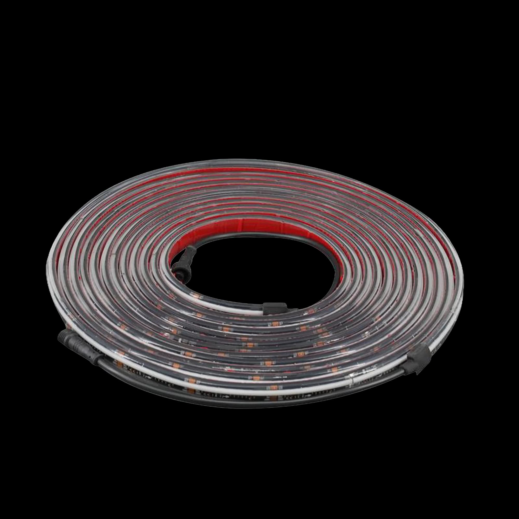 COLORTRAIL 24ft RGBW IP67 LED Tape Strip Lighting, 3-pin Waterproof Connectors by Race Sport Lighting - ENLIGHT10 App Compatible