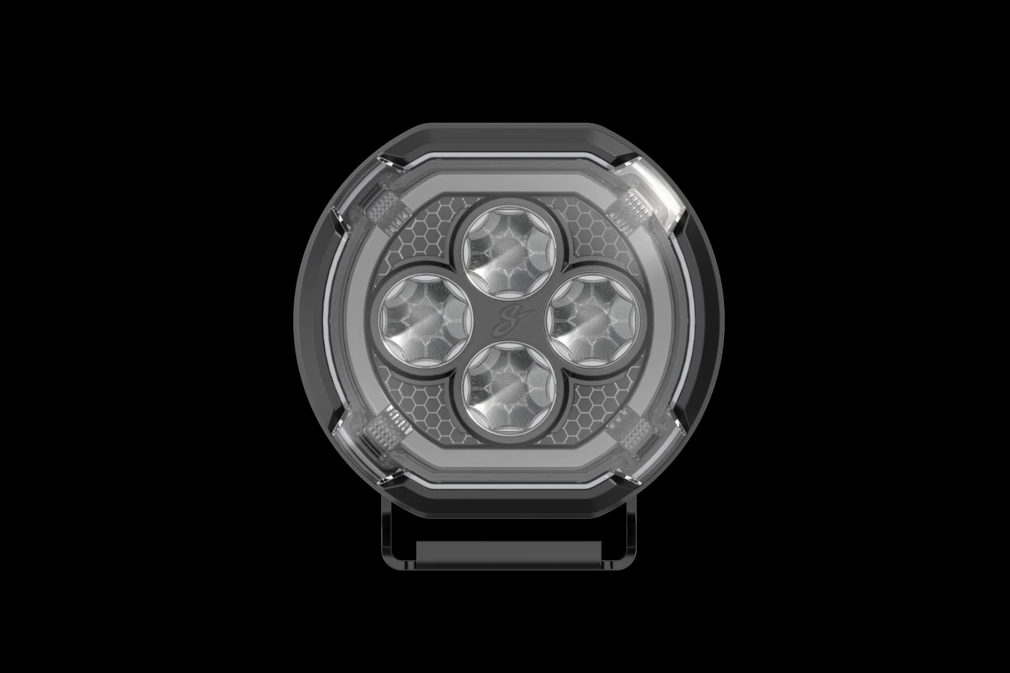 Faros Pod LED HEXCORE Universales 4" Driving Ambar/Blanco - Par | STL4PDL