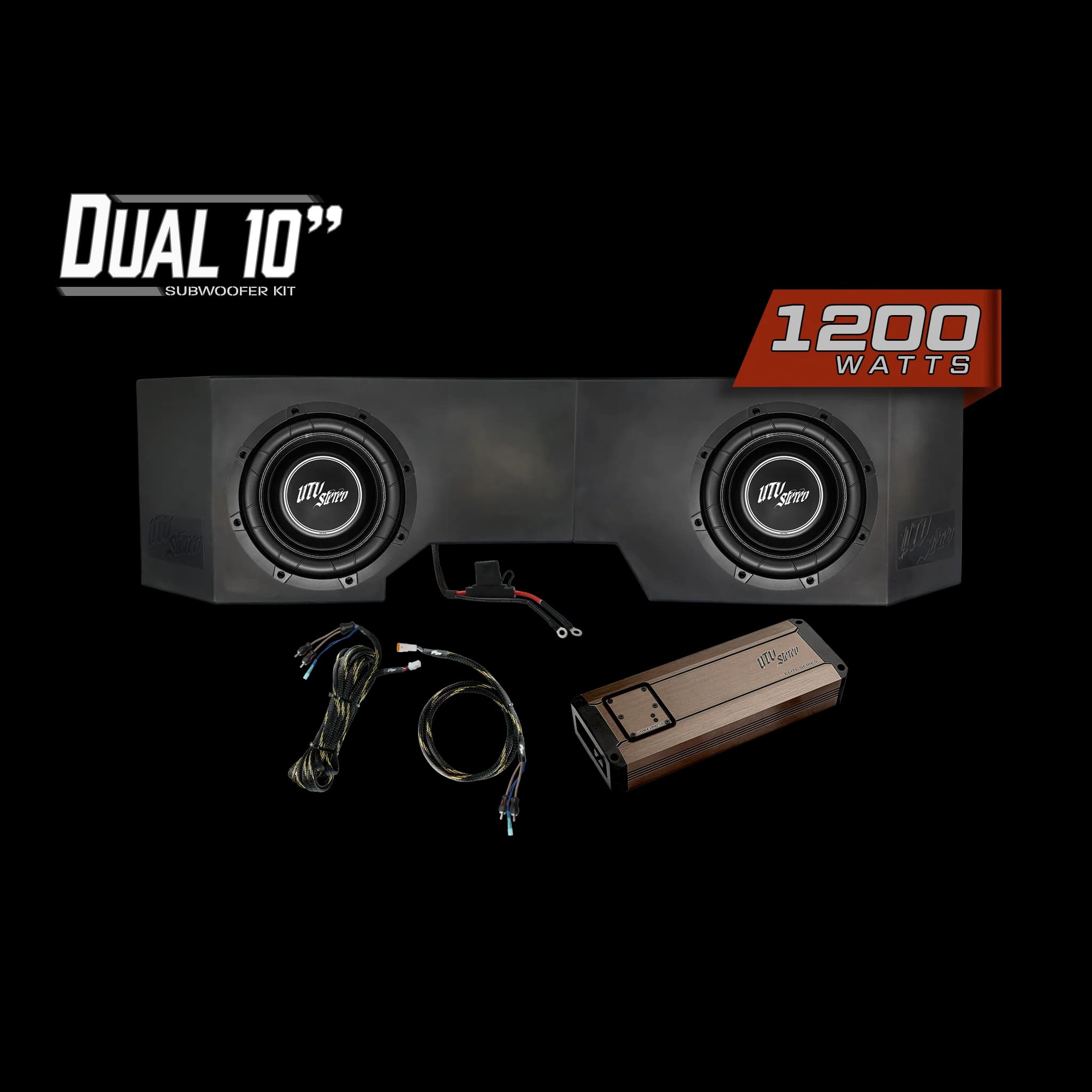Kit de Subwoofer Doble 10" 1200W para Can-Am Defender HD10 | UTVS-DEF-SUB-1200-2