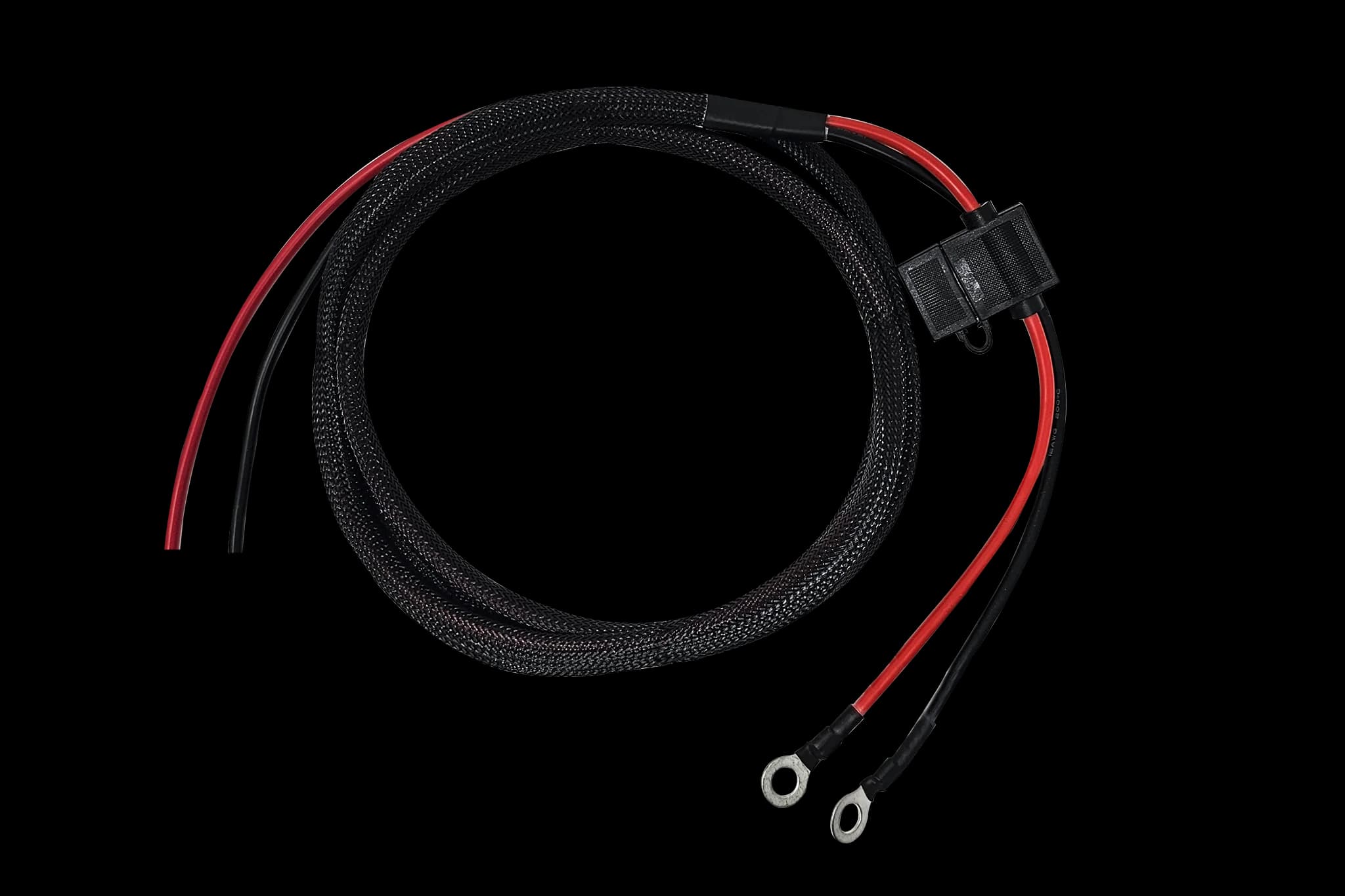Arnés de Corriente para Amplificador - Fusible de 40A | UTVS-HRN-AMP-PWR-12AWG-86
