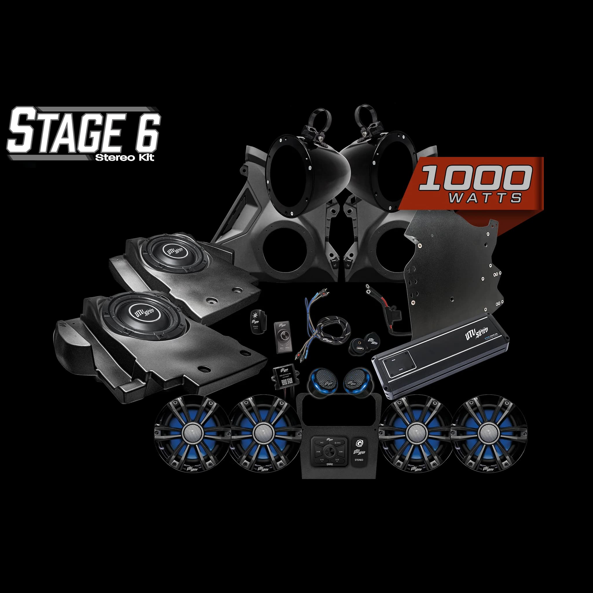 Kit de Audio Completo (Stage 6) Signature Series para Can-Am Maverick R | UTVS-R-S6-S