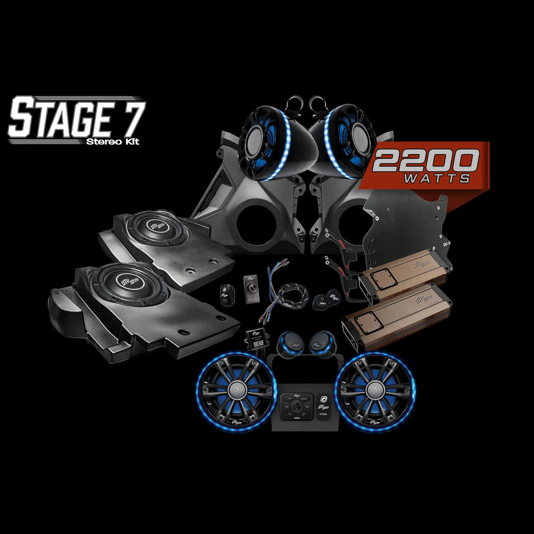 Kit de Audio Completo (Stage 7) Elite Series para Can-Am Maverick R | UTVS-R-S7-E