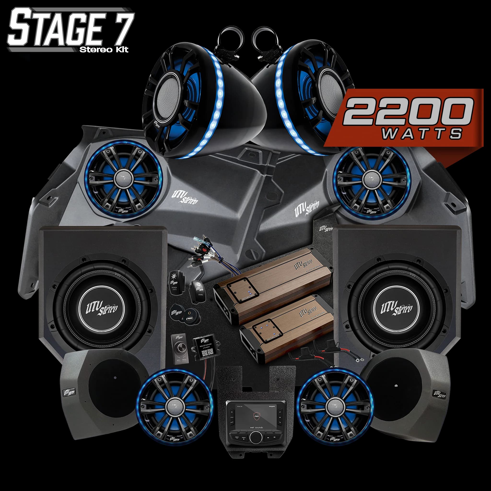 Kit de Audio Completo (Stage 7) Elite Series para Can-Am Maverick X3 | UTVS-X3-S7-E