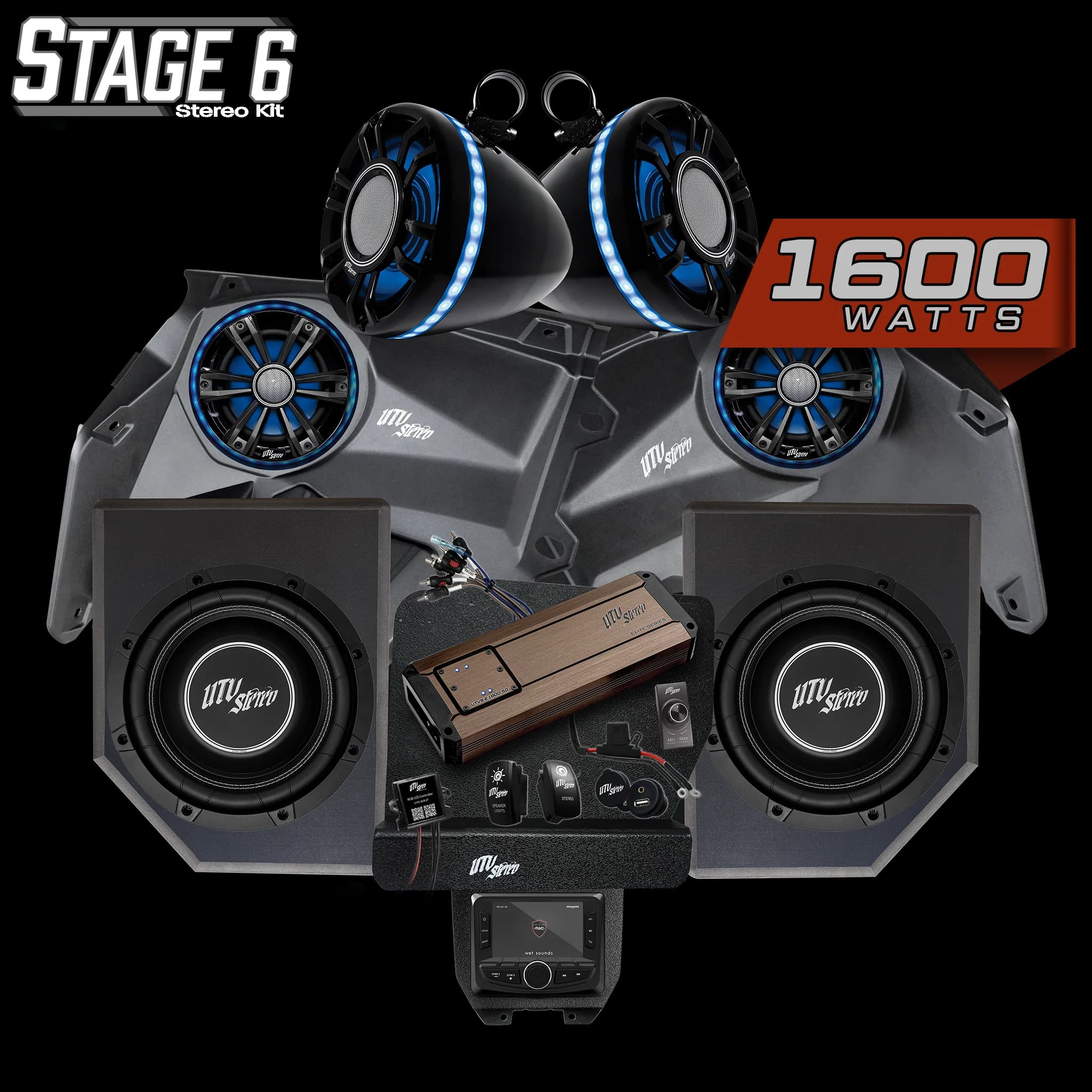 Kit de Audio Completo (Stage 6) Elite Series para Can-Am Maverick X3 | UTVS-X3-S6-E